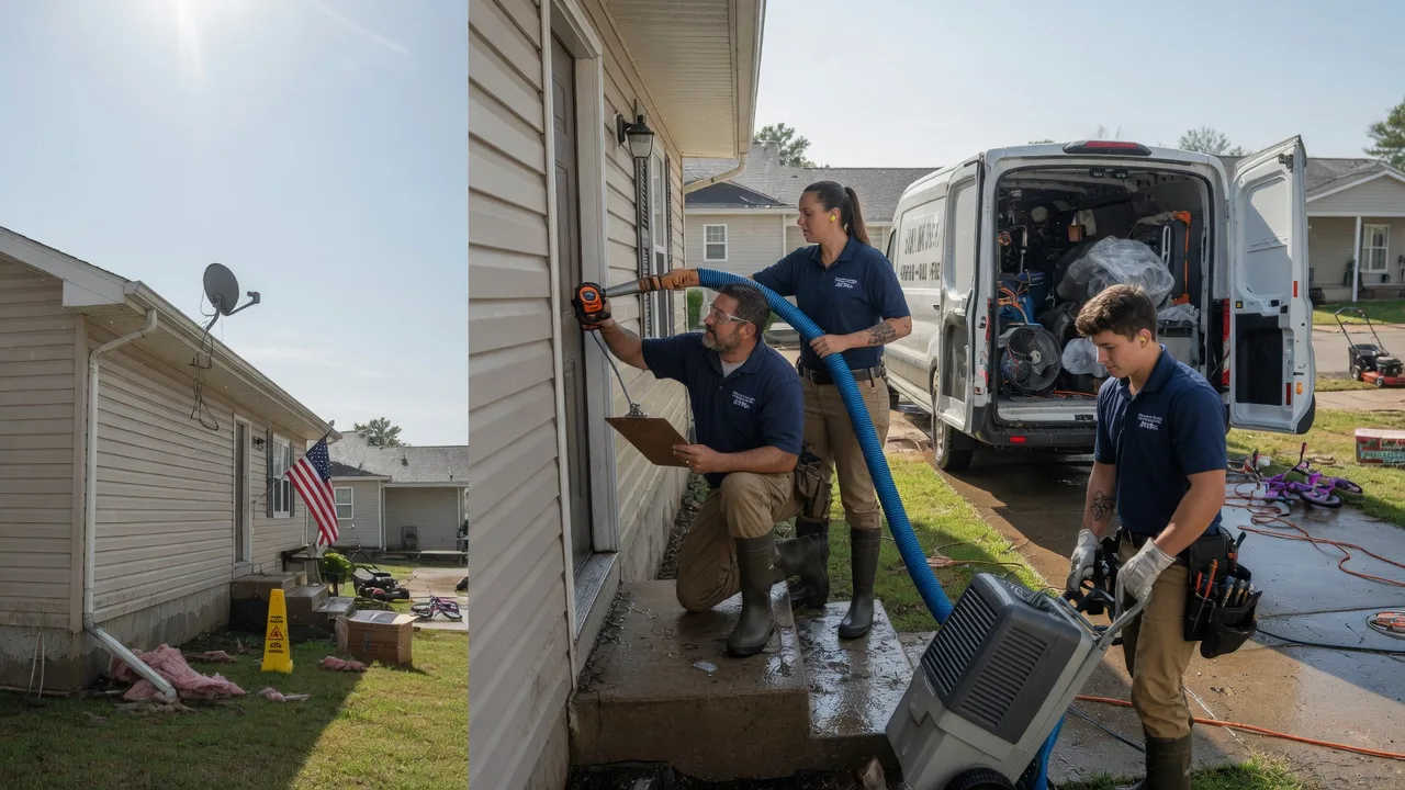 Ceiling Water Damage Restoration in Alexandria, IN near me